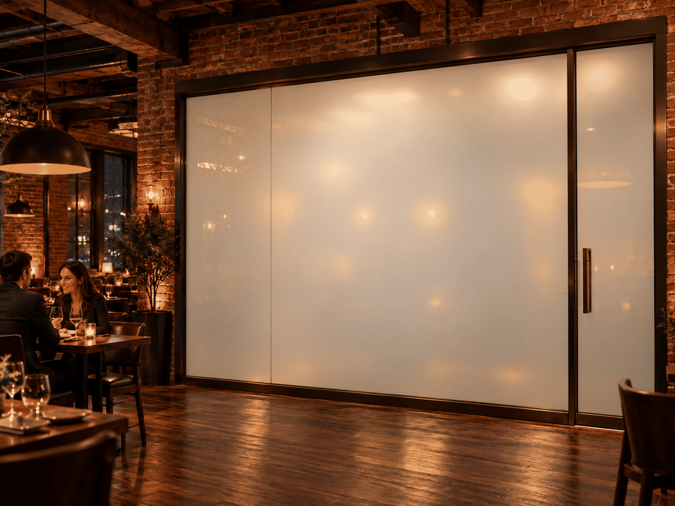 Animated PDLC Film — Restaurant