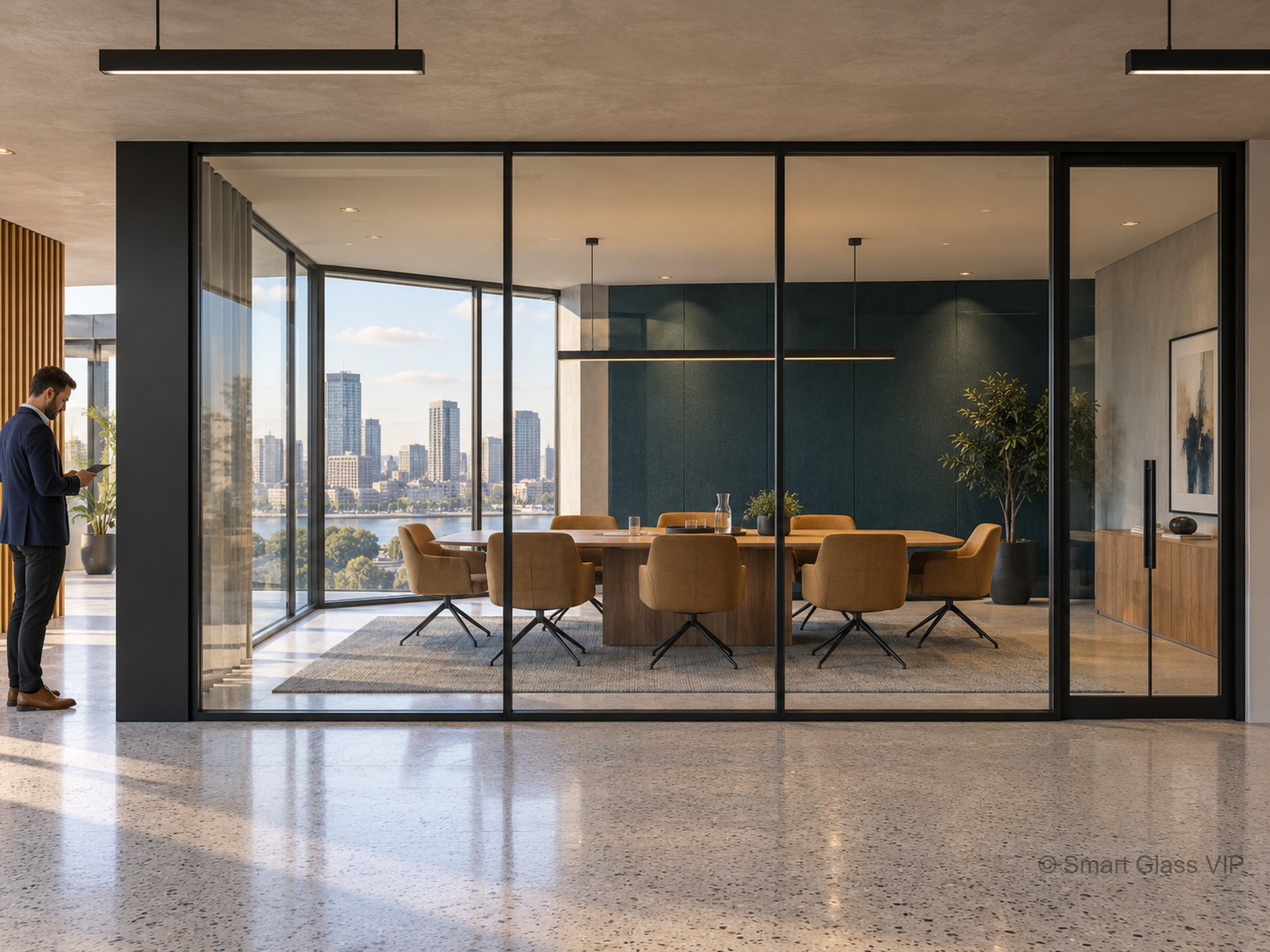 City meeting room — Clear