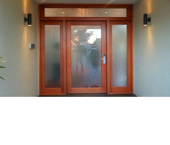 smart glass front door