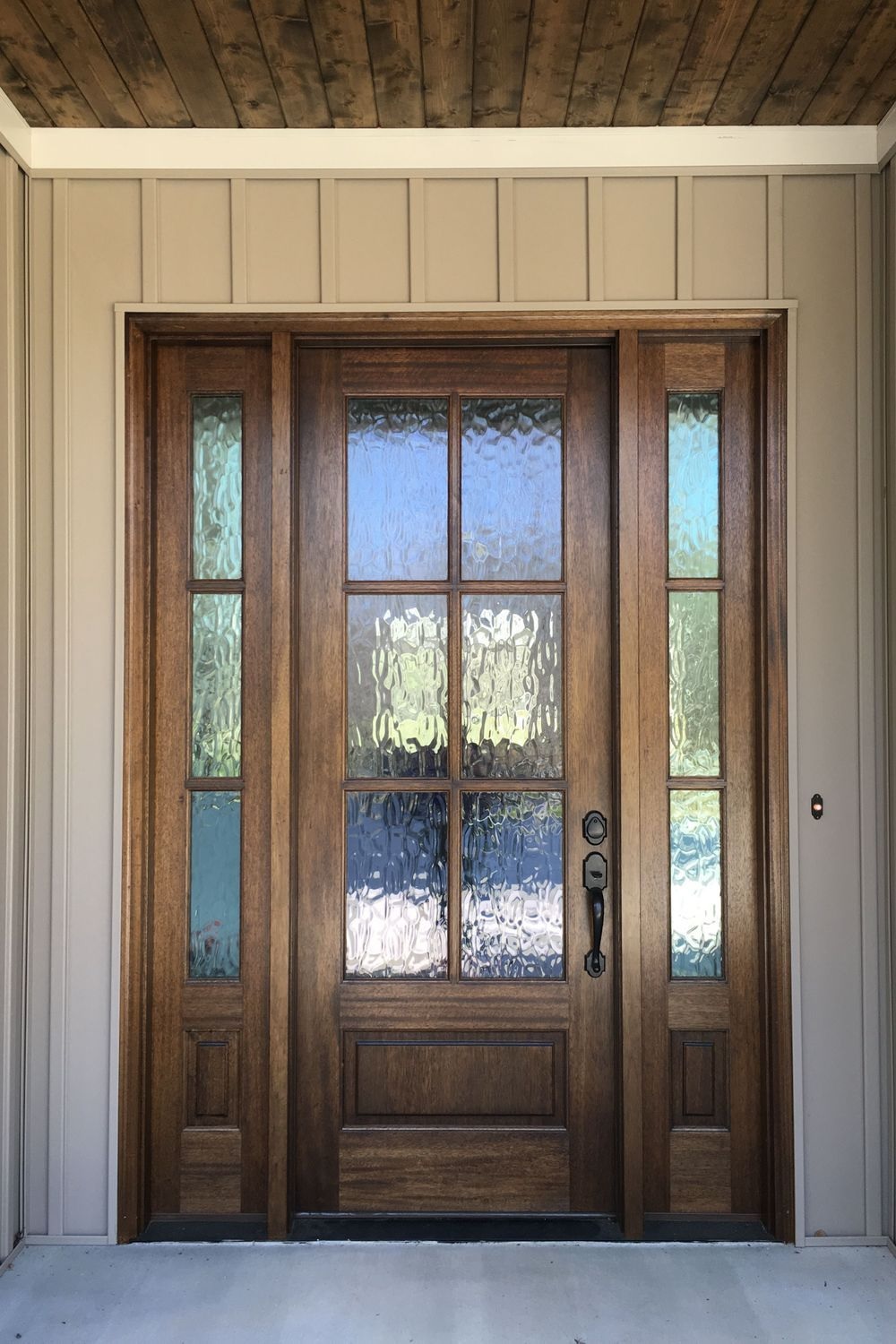 Wooden Front Door With Glass