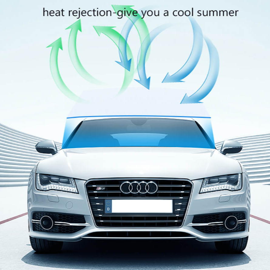 Car Window Tint VLT75%-45% Tinting Film Photochromic Film Heat Control in Summer 